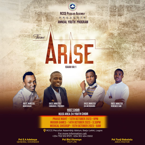 Praise Night! Friday, 13th Oct. 2023