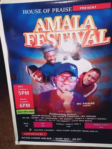 Amala festival event