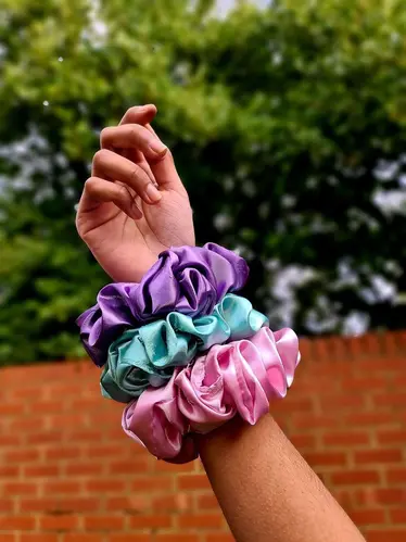 6 pieces hair scrunchies